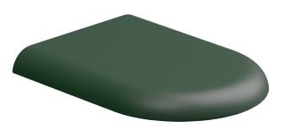 Крышка с сиденьем для подвесного унитаза с микролифтом GSG Ceramic Design Petra PECOPRTICR036, Smeraldo Matt