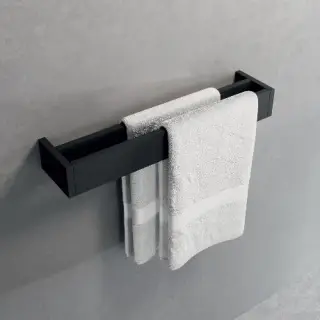 Полотенцедержатель двойной 45 см Novellini Frame R90AKFPS0245-H, цвет Matt Black