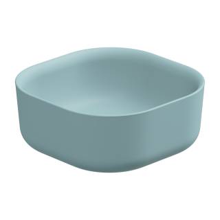 Раковина накладная 42 см GSG Ceramic Design Hit! HILAVQU42037, Ice Matt