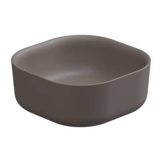 Раковина накладная 42 см GSG Ceramic Design Hit! HILAVQU42029, Tortora Matt