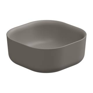 Раковина накладная 42 см GSG Ceramic Design Hit! HILAVQU42030, Cashmere Matt