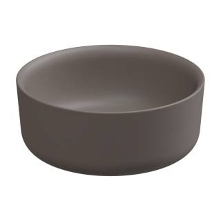 Раковина накладная 42 см GSG Ceramic Design Hit! HILAVRO42029, Tortora Matt