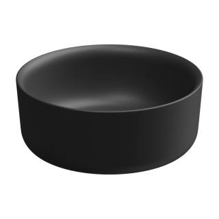 Раковина накладная 42 см GSG Ceramic Design Hit! HILAVRO42003, черный матовый