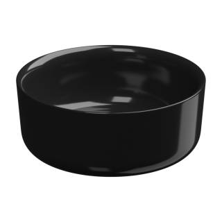 Раковина накладная 42 см GSG Ceramic Design Hit! HILAVRO42002, черный глянцевый