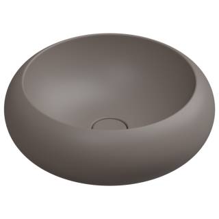 Раковина накладная 42 см GSG Ceramic Design Petra PELAV42029, Tortora Matt