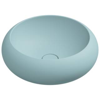 Раковина накладная 42 см GSG Ceramic Design Petra PELAV42037, Ice Matt