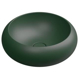 Раковина накладная 42 см GSG Ceramic Design Petra PELAV42036, Smeraldo Matt