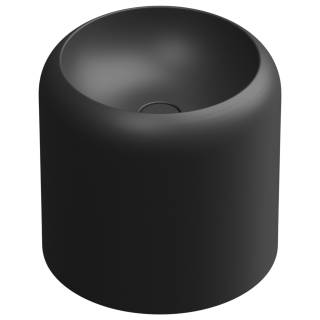 Раковина накладная 42 см GSG Ceramic Design Petra PELAVSECOLFS003, черный матовый