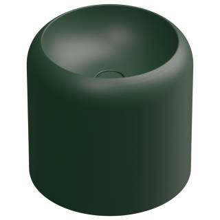 Раковина накладная 42 см GSG Ceramic Design Petra PELAVSECOLFS036, Smeraldo Matt