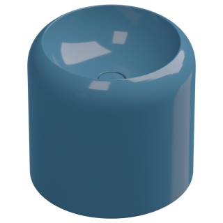 Раковина накладная 42 см GSG Ceramic Design Petra PELAVSECOLFS040, Denim Glossy