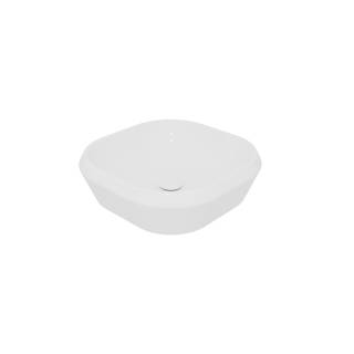 Раковина накладная 45 см GSG Ceramic Design Cruise CRLAVQU45000, белый глянцевый