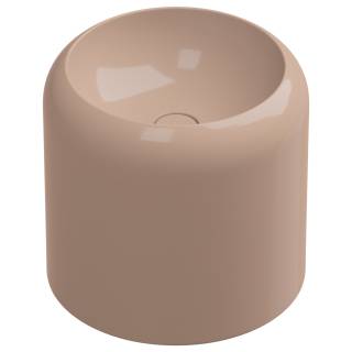 Раковина накладная 42 см GSG Ceramic Design Petra PELAVSECOLFS039, Rosa Glossy