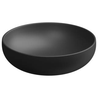 Раковина накладная 45 см GSG Ceramic Design Easy EALAVRO45003, черный матовый