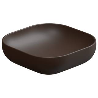 Раковина накладная 45 см GSG Ceramic Design Easy EALAVQU45035, Cacao Matt