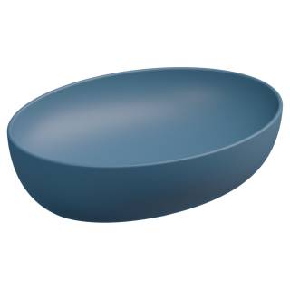 Раковина накладная 55x42 см GSG Ceramic Design Easy EALAVOV55027, Denim Matt