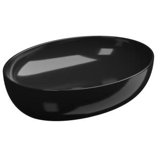 Раковина накладная 55x42 см GSG Ceramic Design Easy EALAVOV55002, черный глянцевый