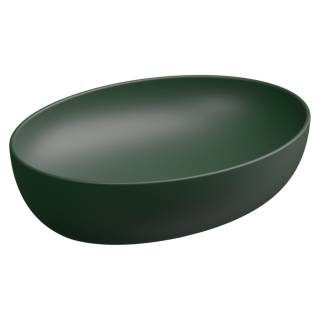 Раковина накладная 55x42 см GSG Ceramic Design Easy EALAVOV55036, Smeraldo Matt