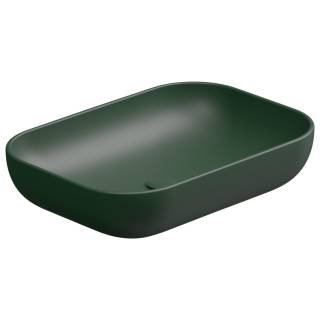 Раковина накладная 60x42 см GSG Ceramic Design Easy EALAVRE60036, Smeraldo Matt