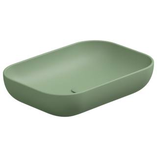 Раковина накладная 60x42 см GSG Ceramic Design Easy EALAVRE60031, Salvia Matt