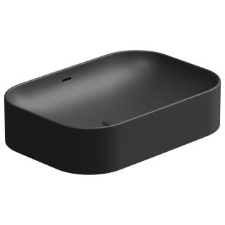 Раковина накладная 60x42 см GSG Ceramic Design Easy EALAVTP60003, черный матовый