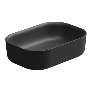 Раковина накладная 60x42 см GSG Ceramic Design Hit! HILAVRE60003, черный матовый