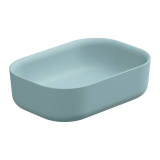 Раковина накладная 60x42 см GSG Ceramic Design Hit! HILAVRE60037, Ice Matt