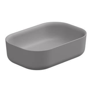 Раковина накладная 60x42 см GSG Ceramic Design Hit! HILAVRE60038, Fumo Matt