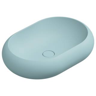 Раковина накладная 60x42 см GSG Ceramic Design Petra PELAV60037, Ice Matt