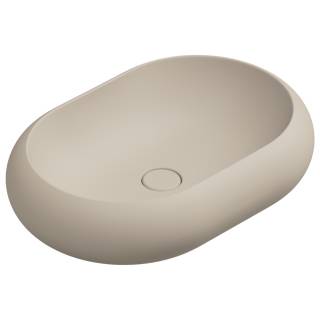 Раковина накладная 60x42 см GSG Ceramic Design Petra PELAV60034, Sabbia Matt