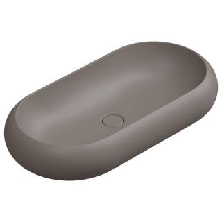 Раковина накладная 80x42 см GSG Ceramic Design Petra PELAV80029, Tortora Matt