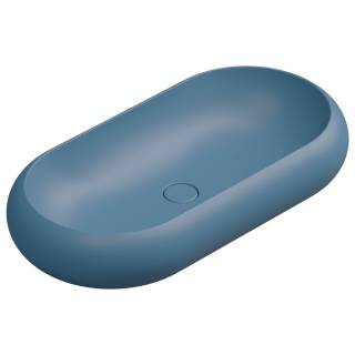 Раковина накладная 80x42 см GSG Ceramic Design Petra PELAV80027, Denim Matt