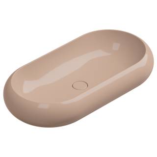 Раковина накладная 80x42 см GSG Ceramic Design Petra PELAV80039, Rosa Glossy