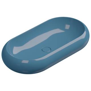 Раковина накладная 80x42 см GSG Ceramic Design Petra PELAV80040, Denim Glossy