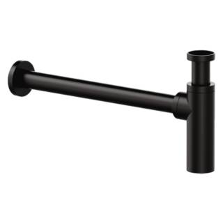 Сифон 1”1/4 Daniel A75011415, чёрный матовый