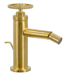 Смеситель для биде Remer Chrono CH20BG, золото брашированное