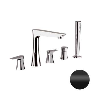 Смеситель для ванны Daniel Diva DV449115, чёрный матовый