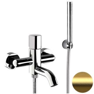 Смеситель для ванны Daniel Trilogy TG610DP, золото брашированное