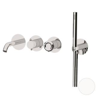 Смеситель для ванны Remer Element ET53D2PWBBO, белый матовый