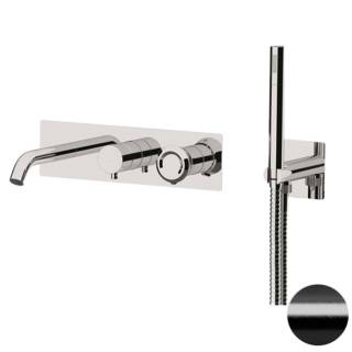 Смеситель для ванны Remer Element ET53D2WBCFP, черный брашированный хром