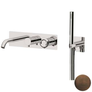 Смеситель для ванны Remer Element ET53D2WBBR, бронза масляная