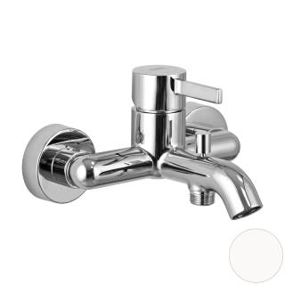 Смеситель для ванны Remer Metrica MC05BO, белый матовый