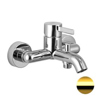 Смеситель для ванны Remer Metrica MC05DO, золото глянцевое