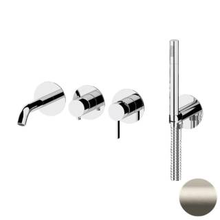 Смеситель для ванны Remer Metrica MC53D2PXV, сталь