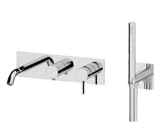 Смеситель для ванны Remer Metrica MC53D2WB