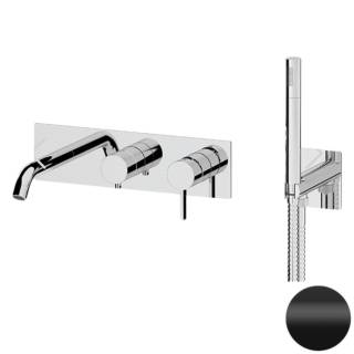 Смеситель для ванны Remer Metrica MC53D2WBNO, черный матовый