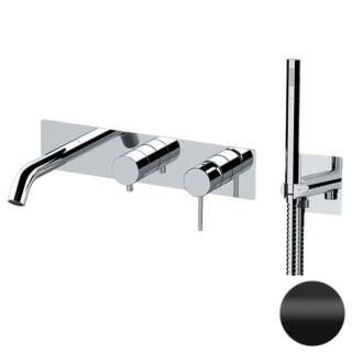 Смеситель для ванны Remer X Style X53D2WBNO, черный матовый