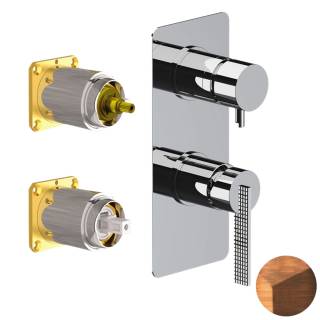 Смеситель для душа Daniel Club ANC612D2KB64, медь состаренная