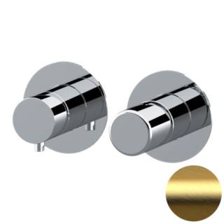 Смеситель для душа Daniel Trilogy TG625D3DP, золото брашированное