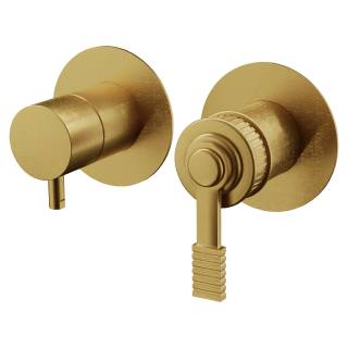 Смеситель для душа Remer Atelier AL92ZPBG, золото брашированное