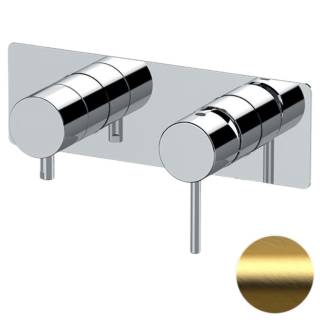 Смеситель для душа Remer X Style X93ZWBBG, золото брашированное